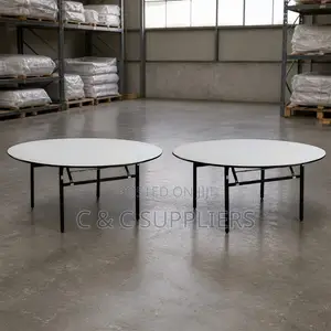 Round Folding Meeting Table-1500mm