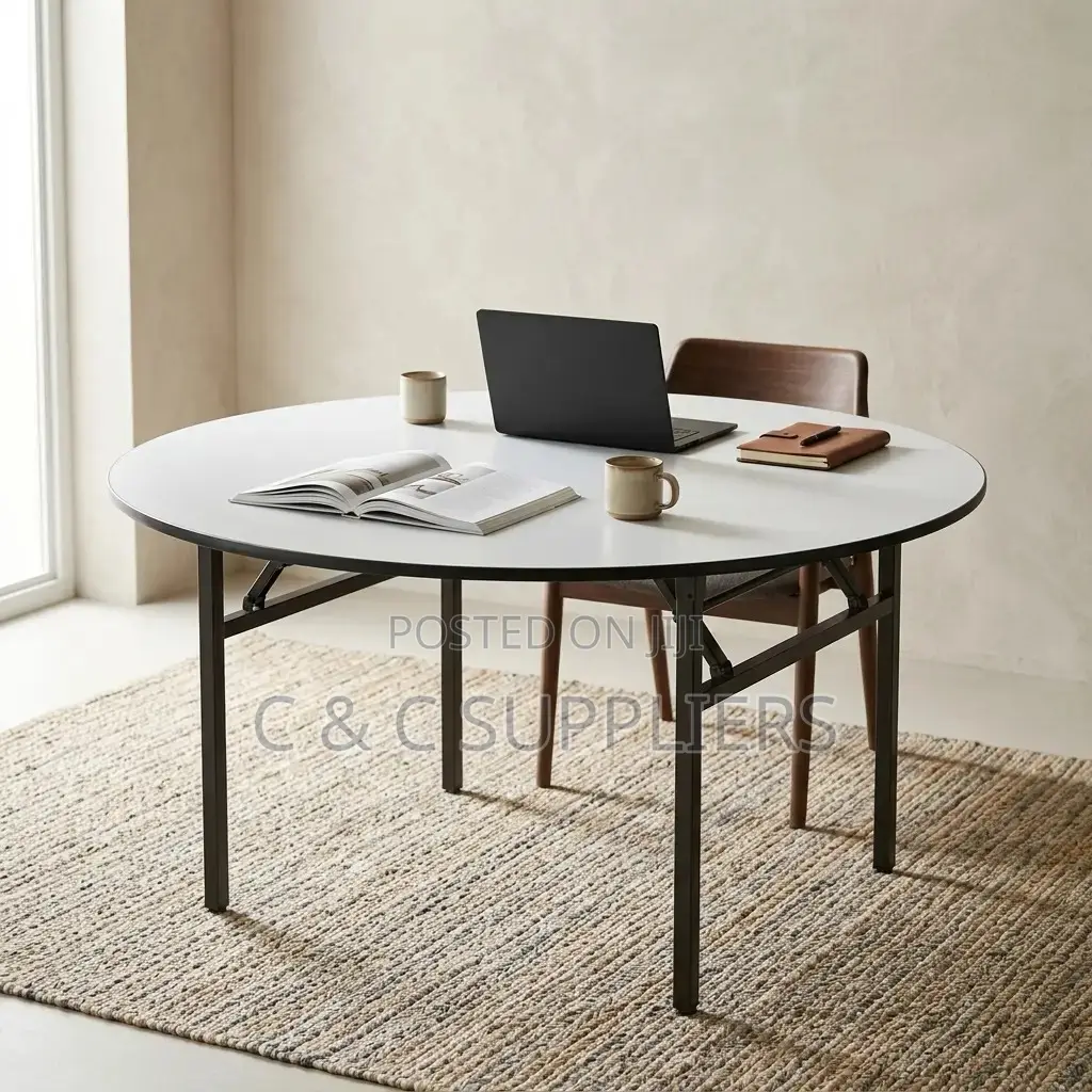Round Folding Meeting Table-1500mm