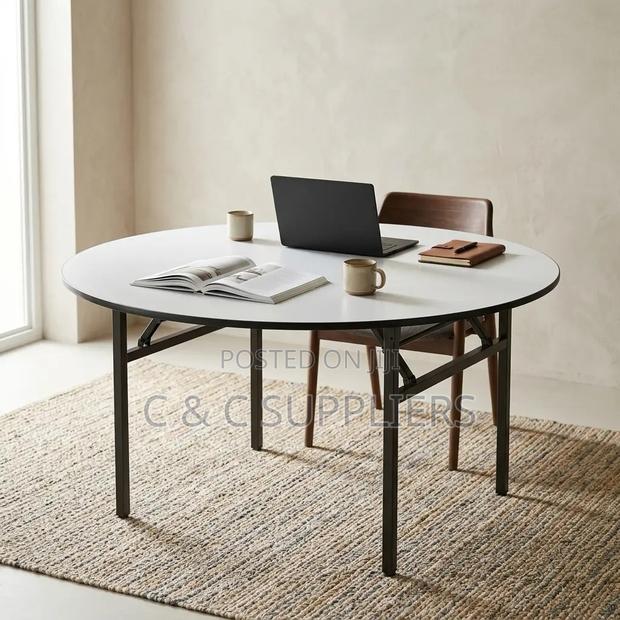 Round Folding Meeting Table-1500mm - thumbnail 7