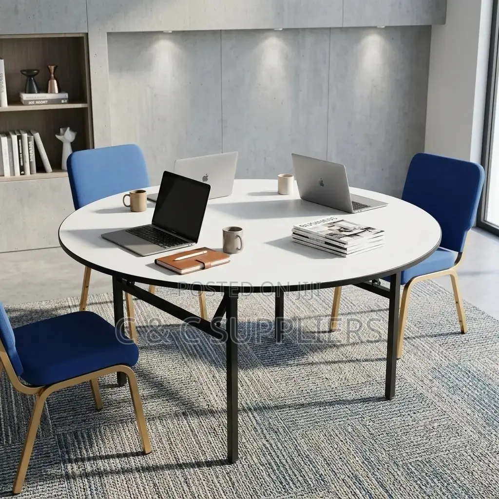 Round Folding Meeting Table-1500mm
