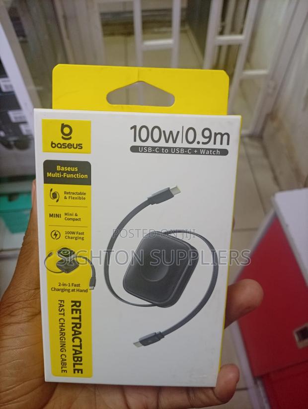 Baseus Free2Pull Retractable USB-C Cable 100W - thumbnail 2