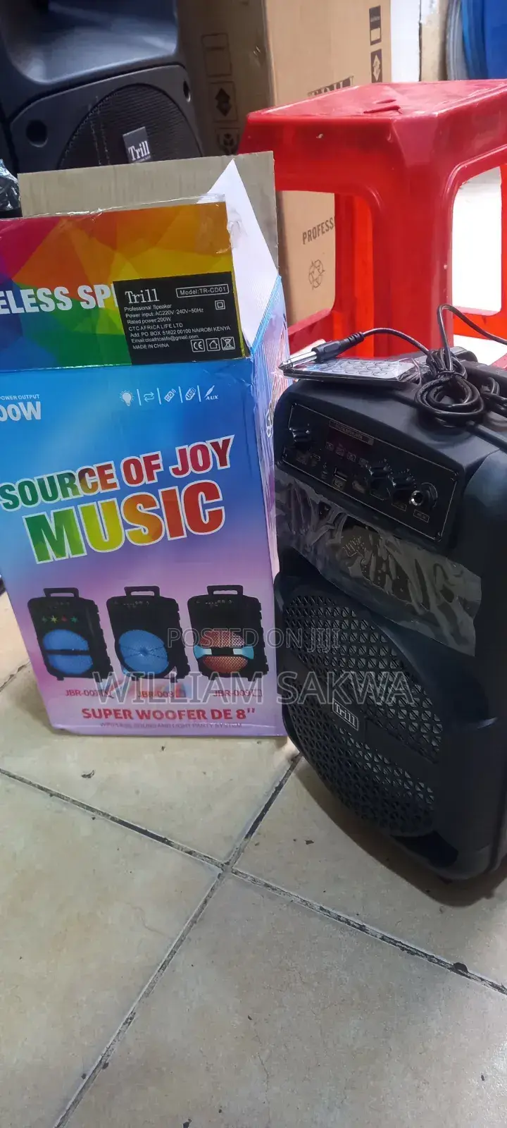 DE8" Wireless Sound and Light Party System