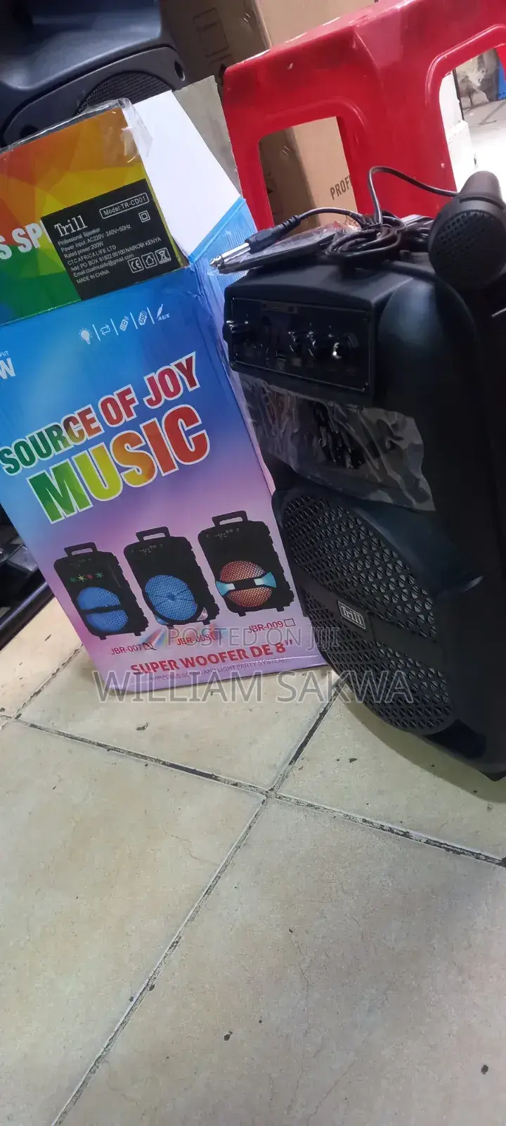 DE8" Wireless Sound and Light Party System