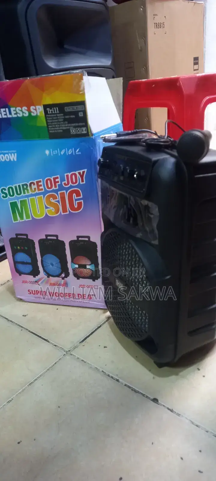 DE8" Wireless Sound and Light Party System