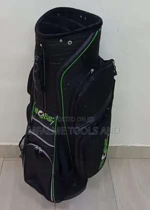 Ex-Uk Hilly Billy Black Canvas Golf Bag