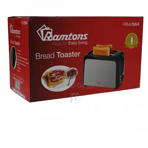 Ramtons RM/564 2-Slice Stainless Steel Pop-Up Toaster