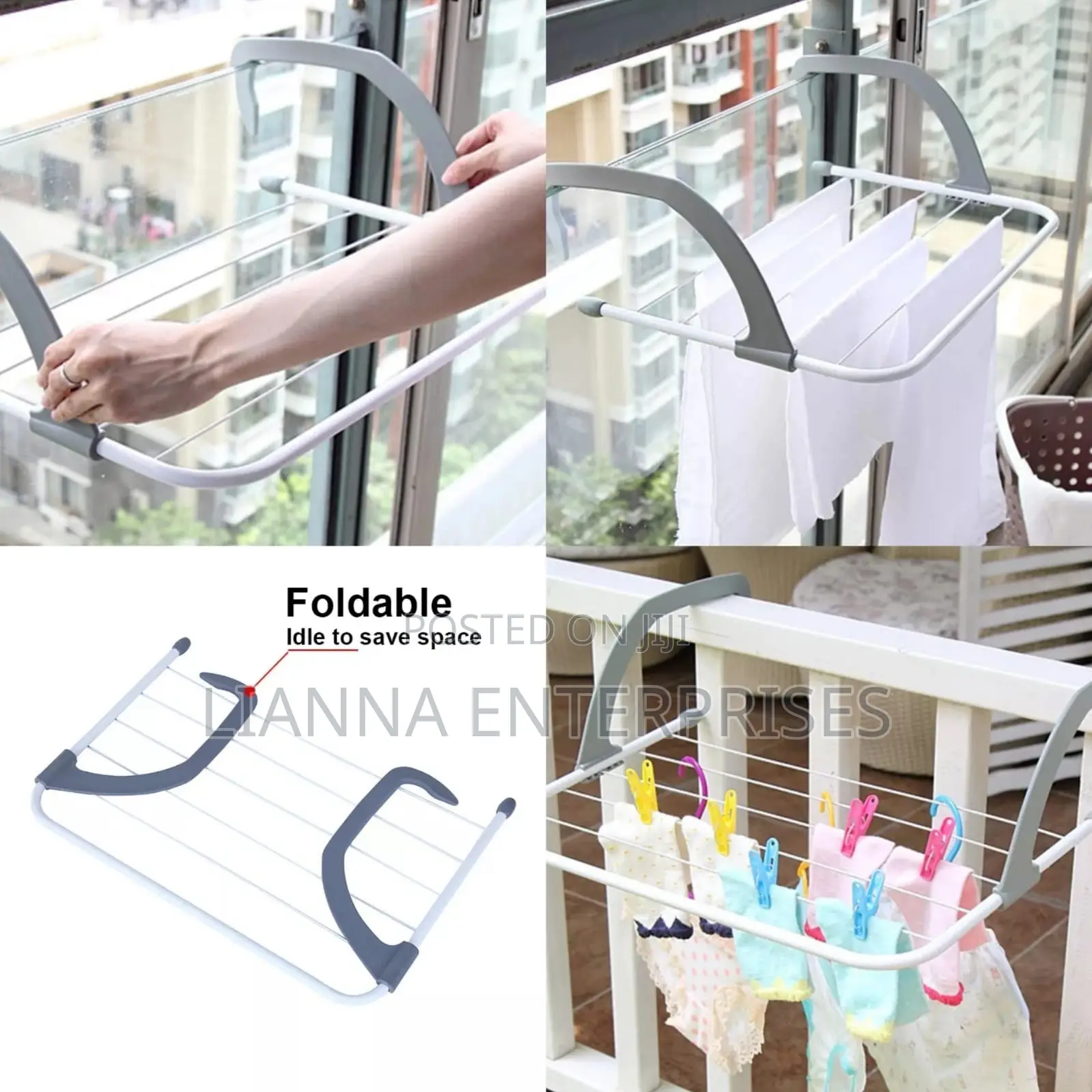 Foldable Clothes Drying Rack