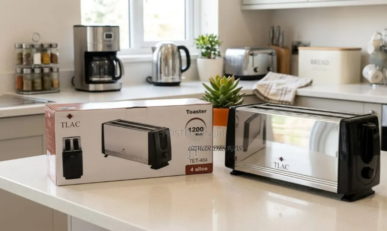 TLAC 4-Slice Stainless Steel Electric Toaster (TET-404)