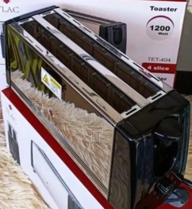 TLAC 4-Slice Stainless Steel Electric Toaster (TET-404)