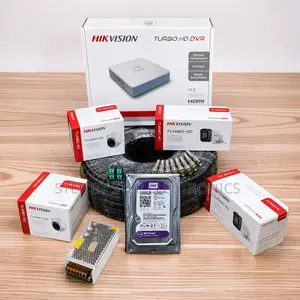 Secure Coverage 4 Hikvision Full HD CCTV Cameras Complete System Kit