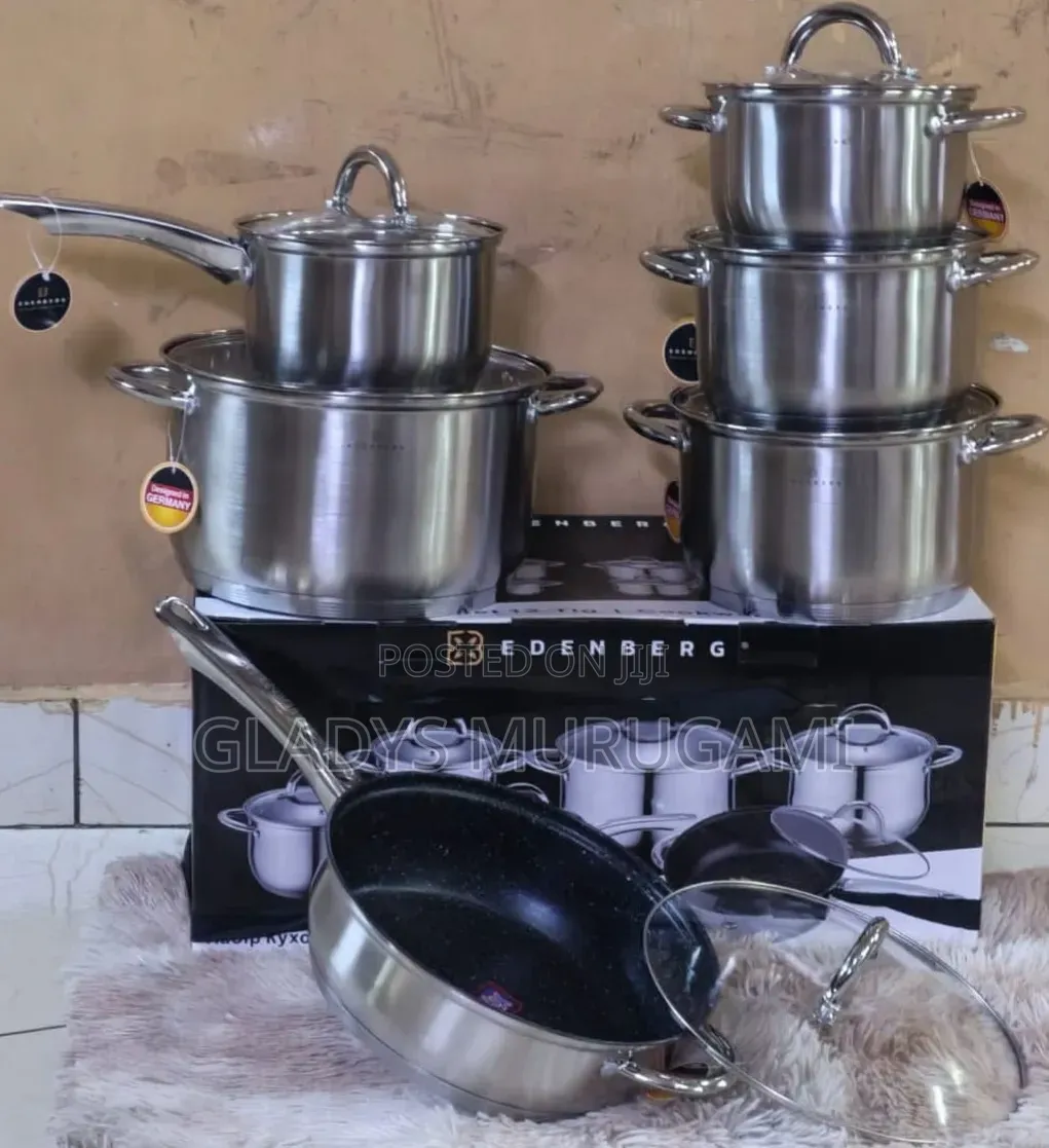 12 PCS Edenberg Stainless Sufuria