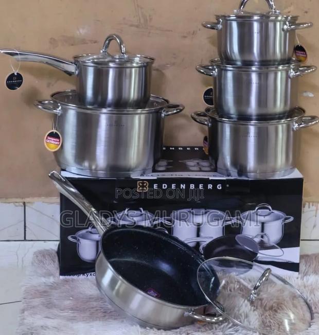 12 PCS Edenberg Stainless Sufuria - thumbnail 2