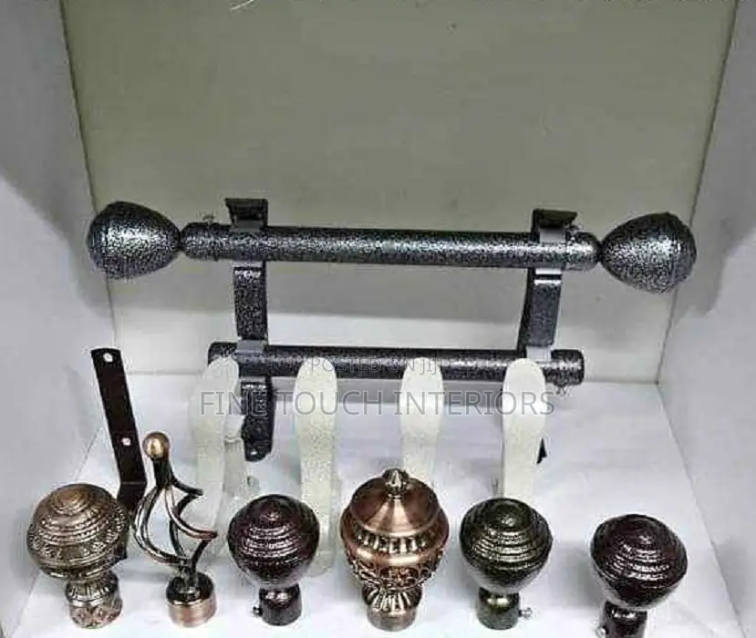 Durable Jua Kali Curtain Rods for All Windows