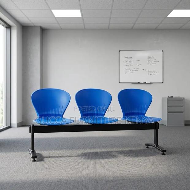 3-Link Hospital Reception Bench. - thumbnail 3