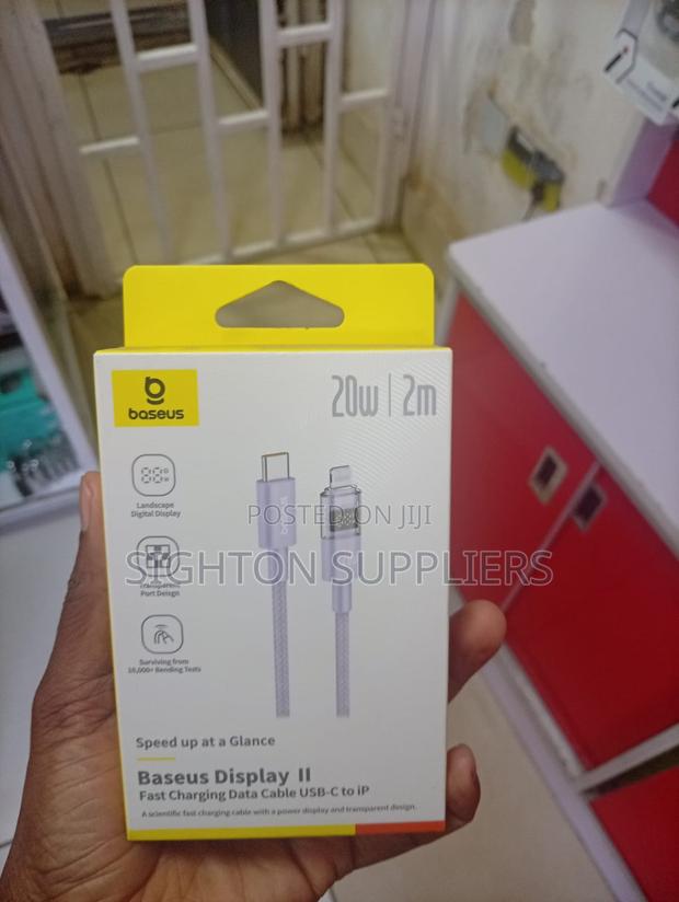 Baseus Display 2 Fast Charging Data Cable USB-C to iP 20W - thumbnail 2