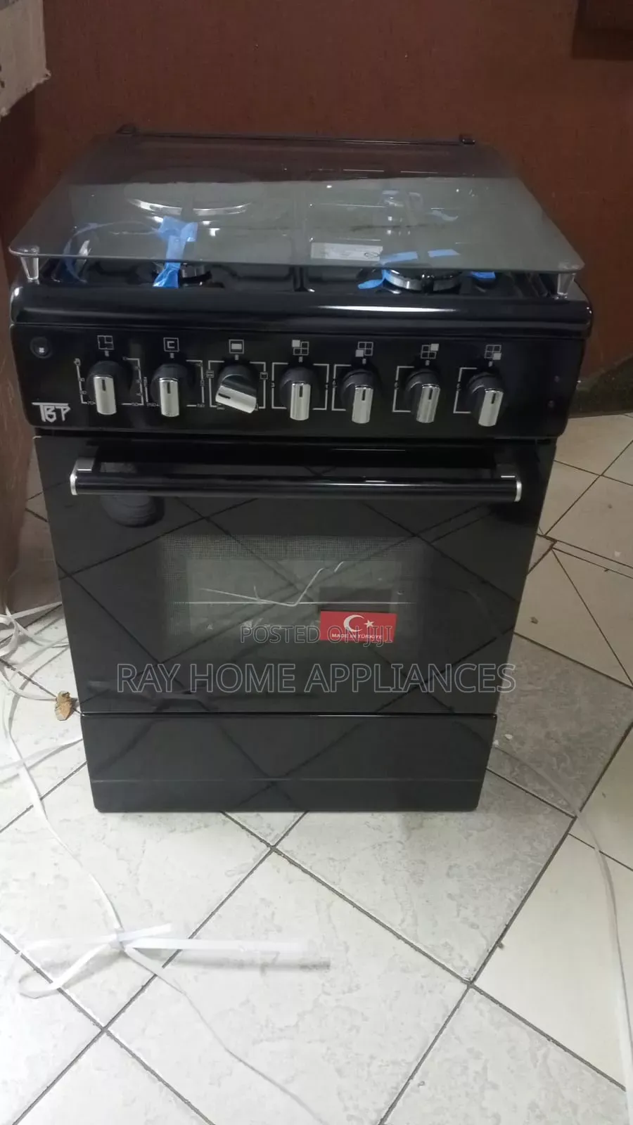 TBP 60cm*60cm 3gas+1electric Plate With Electric Oven With Turbo Fan