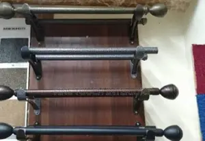 Strong Jua Kali Curtain Rods for Home Office