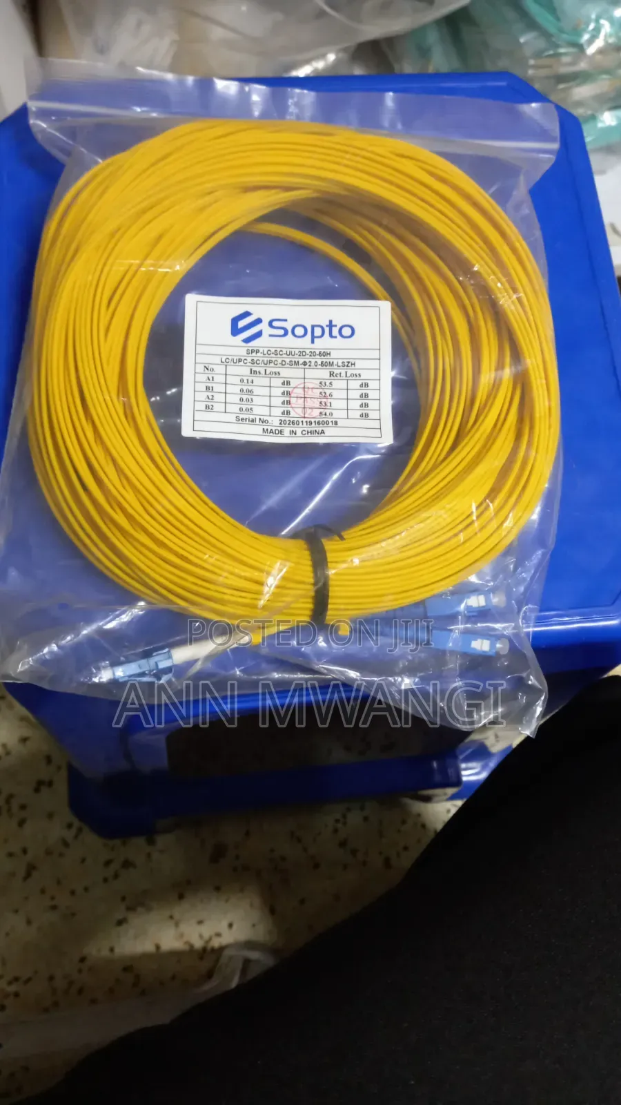 50m LC-SC Single Mode Sopto