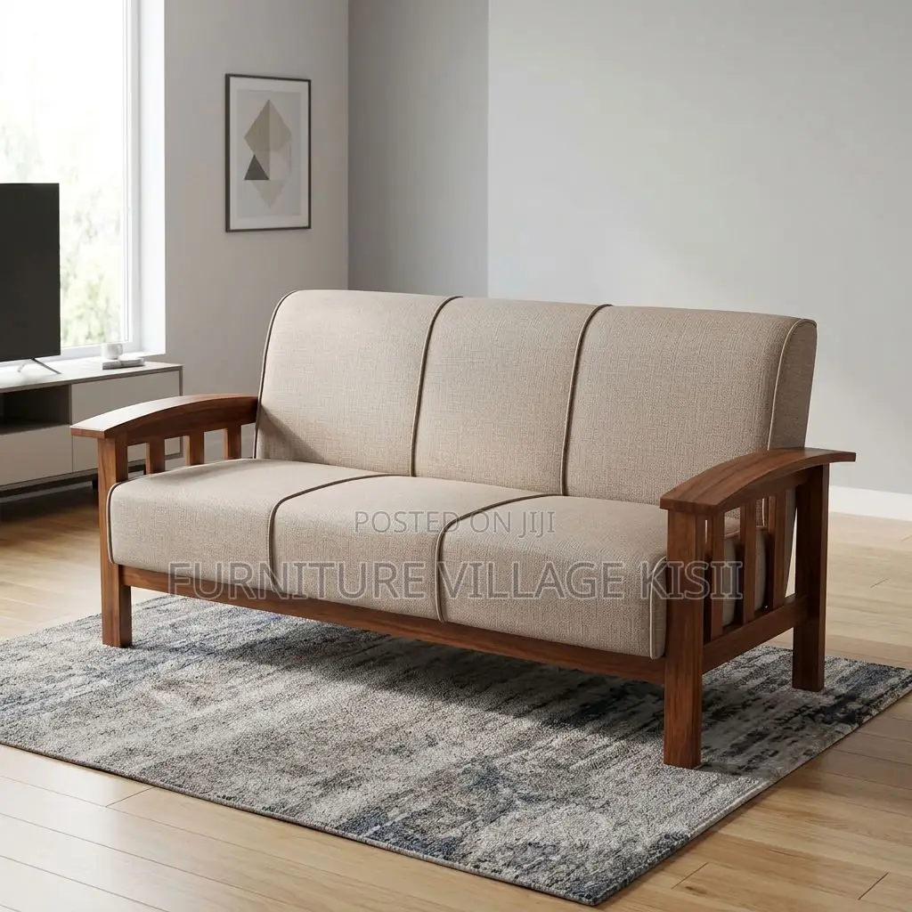 7-Seater Fabric Office Sofa