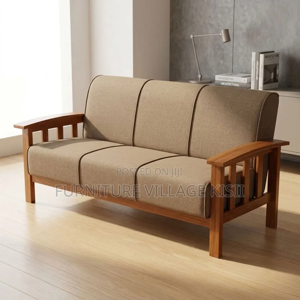 7-Seater Fabric Office Sofa
