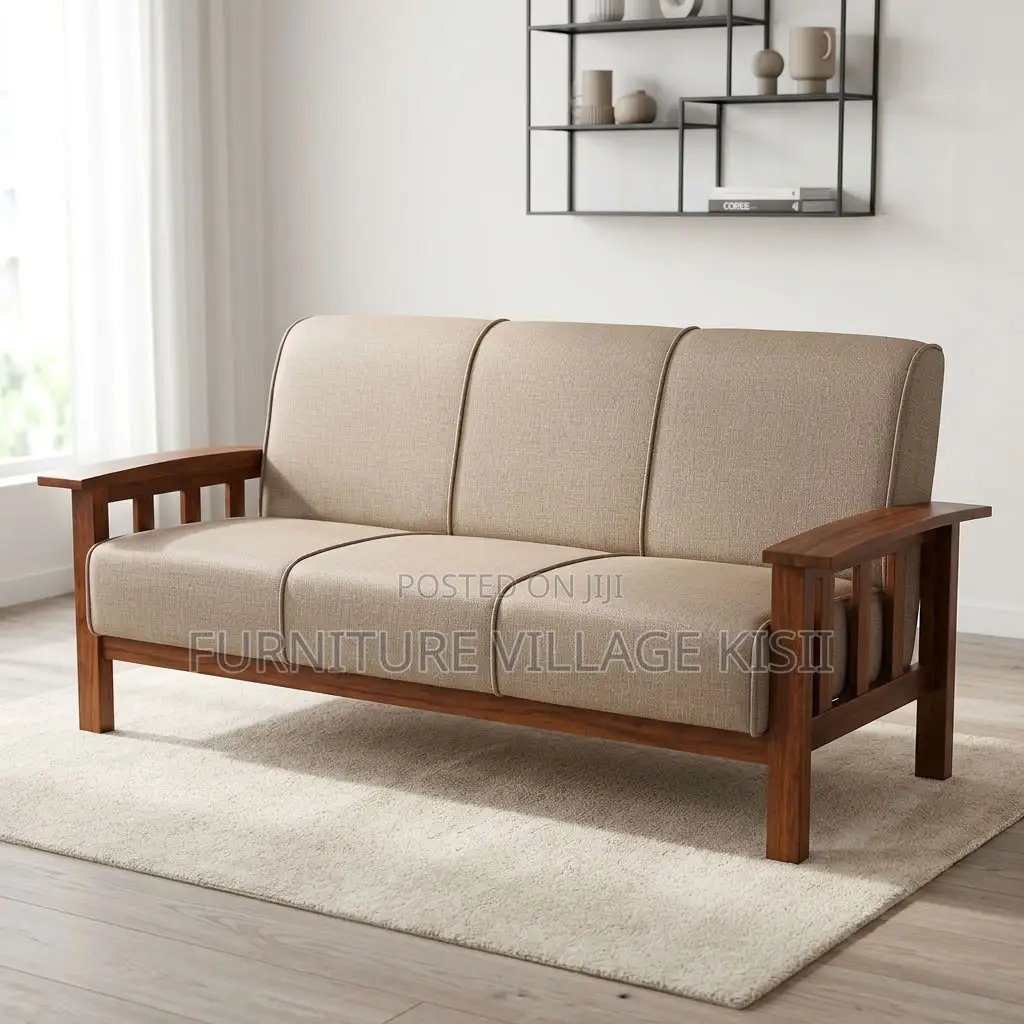 7-Seater Fabric Office Sofa