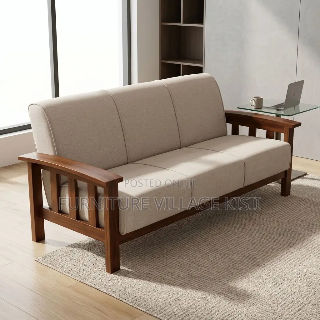 7-Seater Fabric Office Sofa