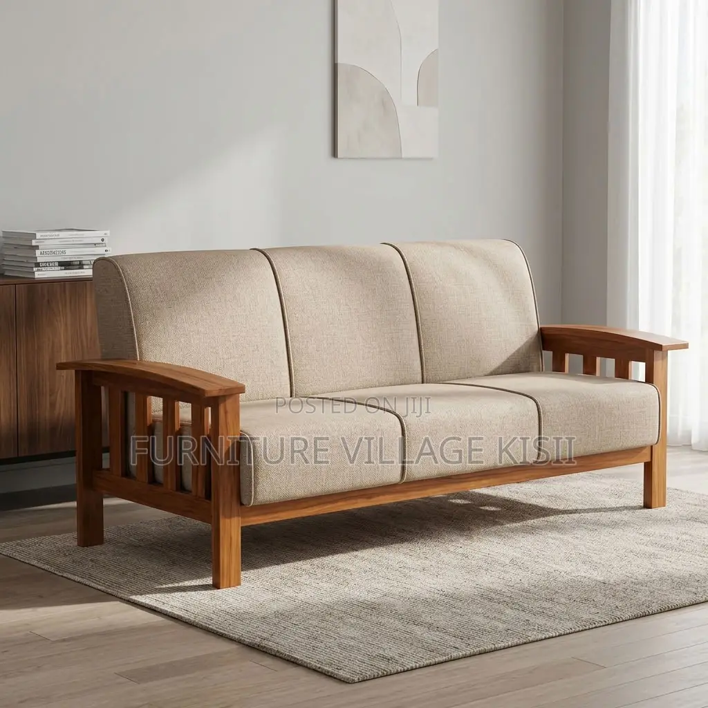 7-Seater Fabric Office Sofa