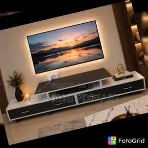 Executive Imported TV Stand With Storage Drawers