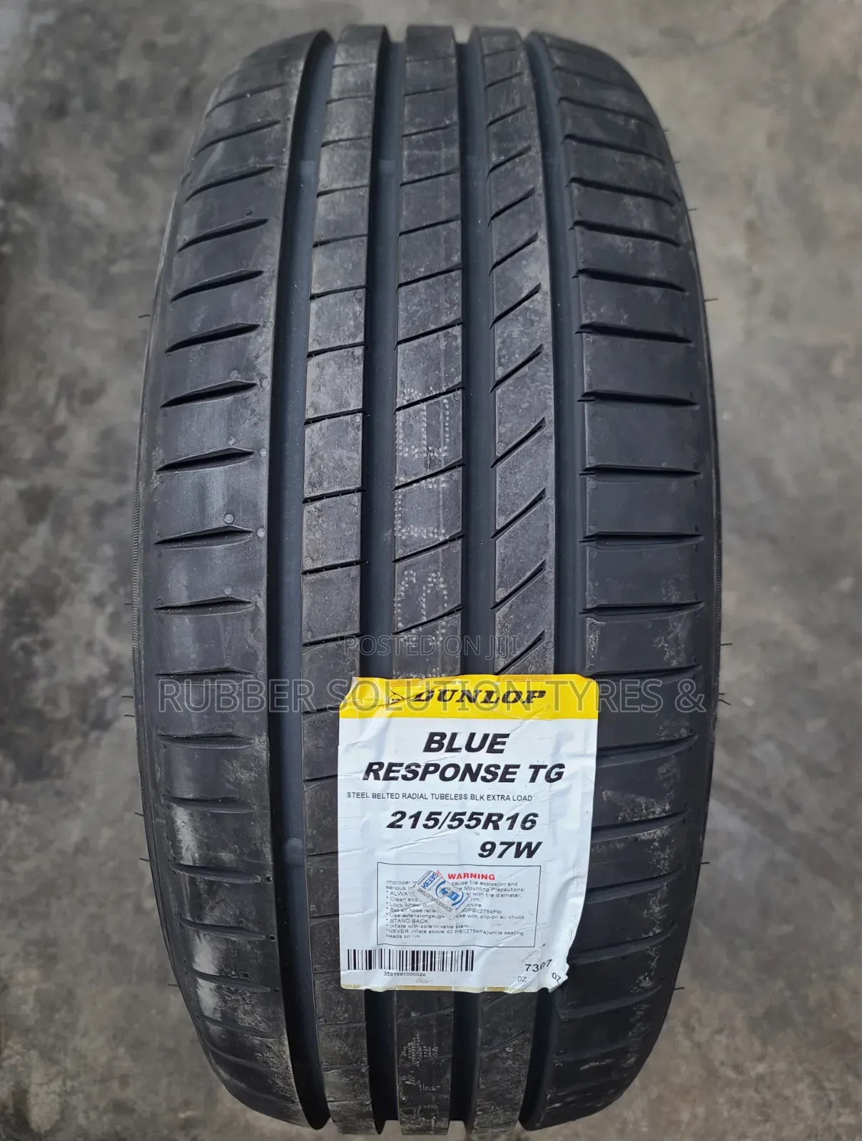 215 /55 R16 Dunlop Tyres 97w Blue Response Tg Made in Japan