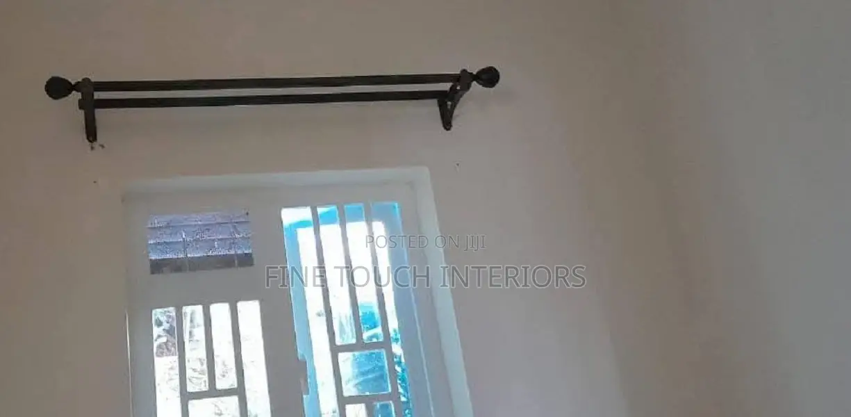 Jua Kali Rods for Heavy Drapes Curtains