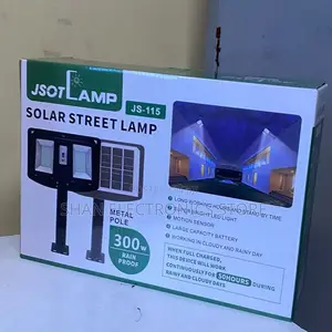 JSOT 300W 3-Way Solar Floodlight – Adjustable Foldable Outdoor Securit