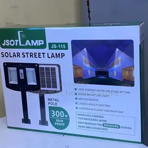 JSOT 300W 3-Way Solar Floodlight – Adjustable Foldable Outdoor Securit