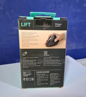 Logitech Lift Vertical Ergonomic Wireless Mouse