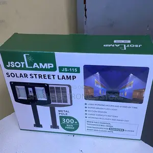JSOT 300W 3-Head Solar LED Security Flood Lamp – Wide Area Lighting