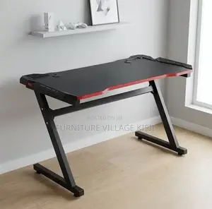 1.2M Black Lightned Gaming Table.
