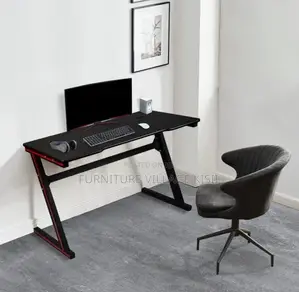 1.2M Black Lightned Gaming Table.