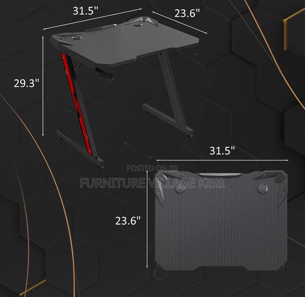 1.2M Black Lightned Gaming Table. - thumbnail 12