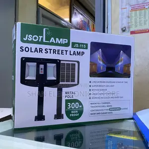 JSOT 300W 3-Panel Solar LED Flood Light – Foldable Outdoor Lamp