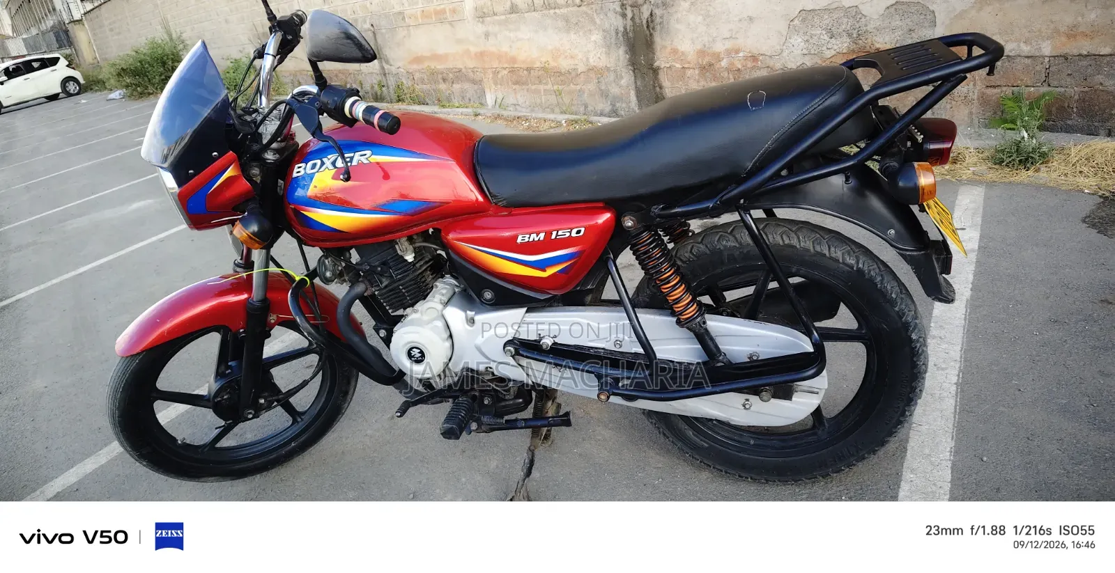 Bajaj Boxer 150 UG 2025 Red