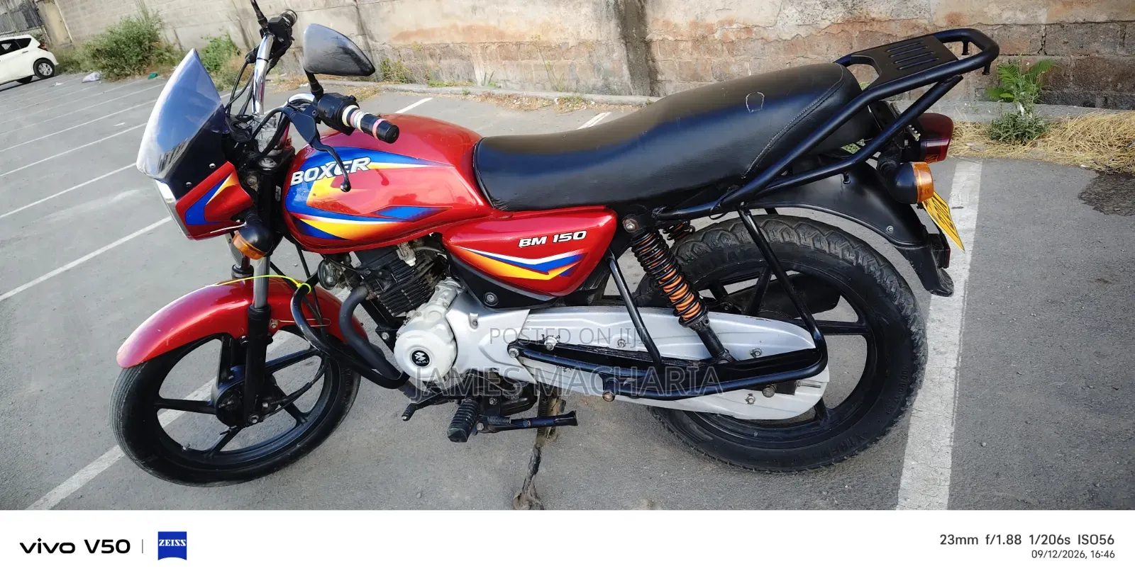 Bajaj Boxer 150 UG 2025 Red