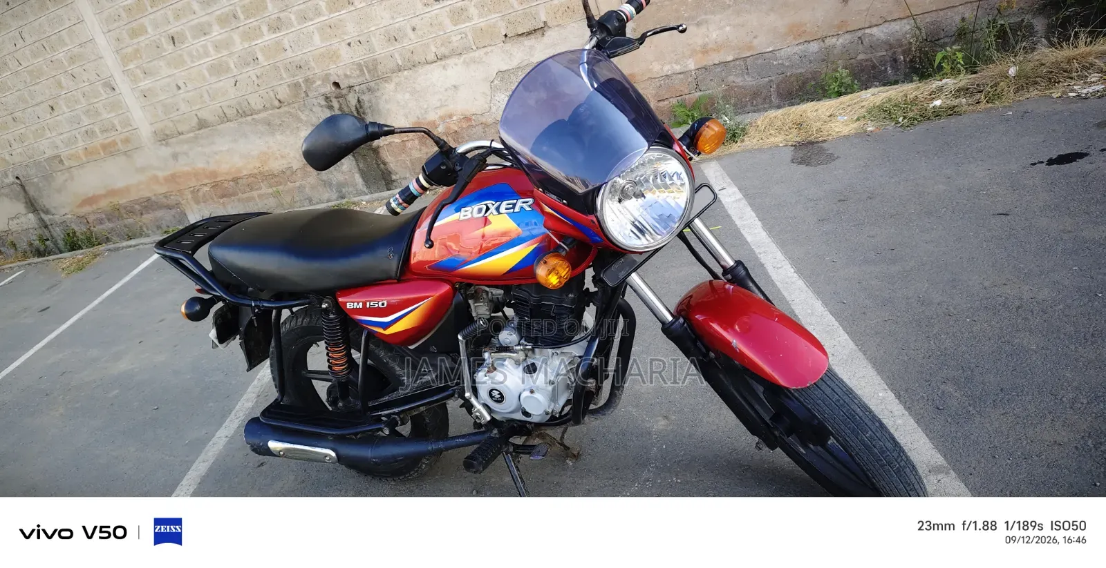 Bajaj Boxer 150 UG 2025 Red