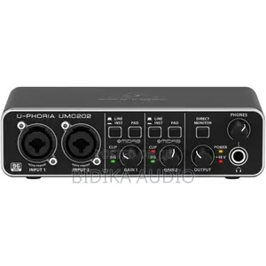 Behringer U-Phoria UMC202HD – 24-Bit USB Audio Interface