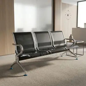 3-Link Metallic Waiting Bench