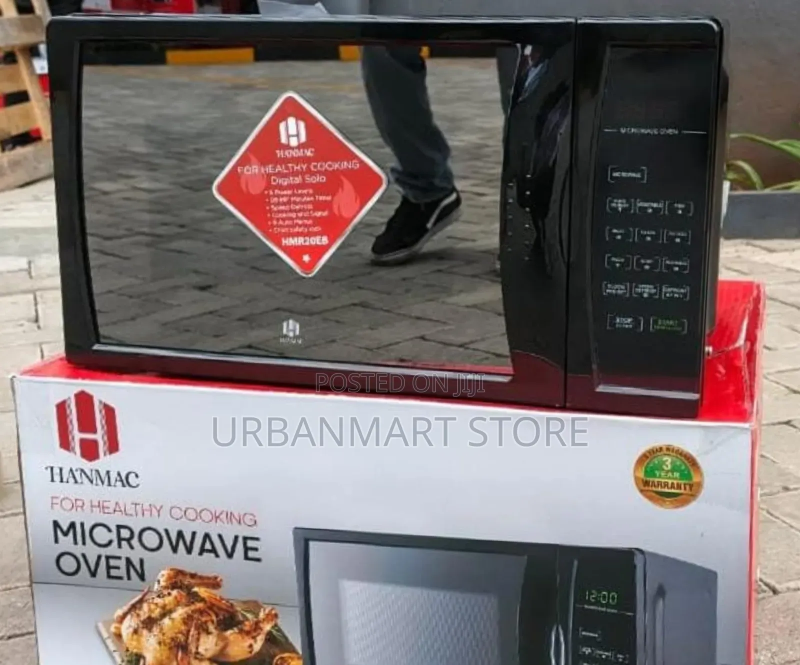 Hanmac 20 Litres Digital Microwave Oven With 3 Years Warranty