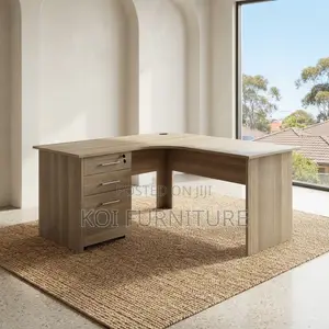 Office Desk; 1.2 Meters Home Office Round Lockable Desk