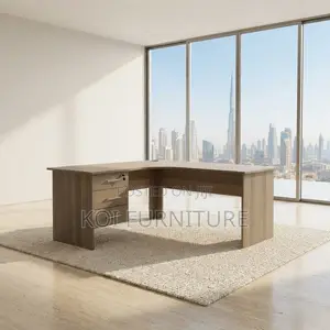 Office Desk; 1.2 Meters Home Office Round Lockable Desk