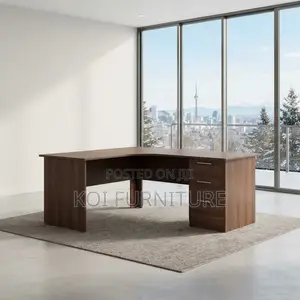 Office Desk; 1.2 Meters Home Office Round Lockable Desk