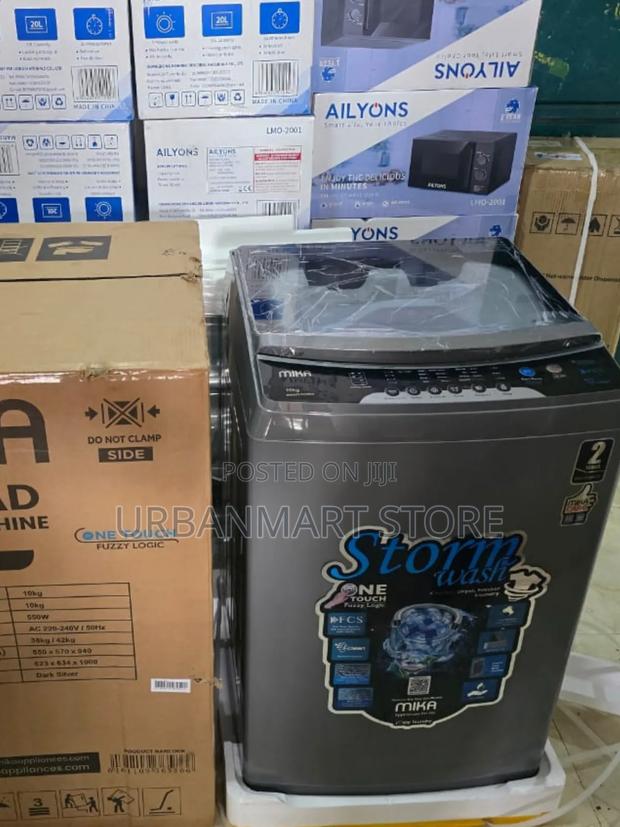 Mika 10KG Fully Automatic Top Load Washing Machine - main view