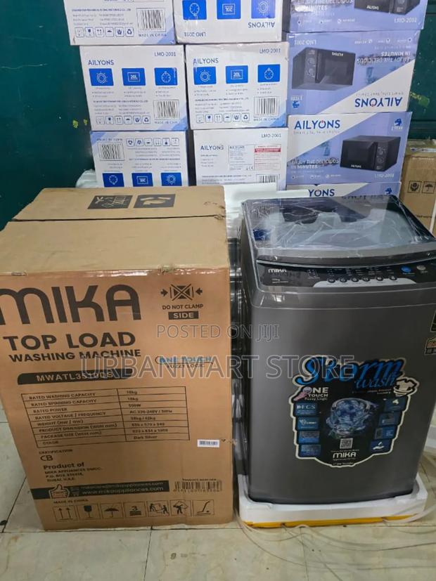 Mika 10KG Fully Automatic Top Load Washing Machine - thumbnail 2