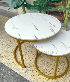 Modern White MDF Nesting Coffee Table